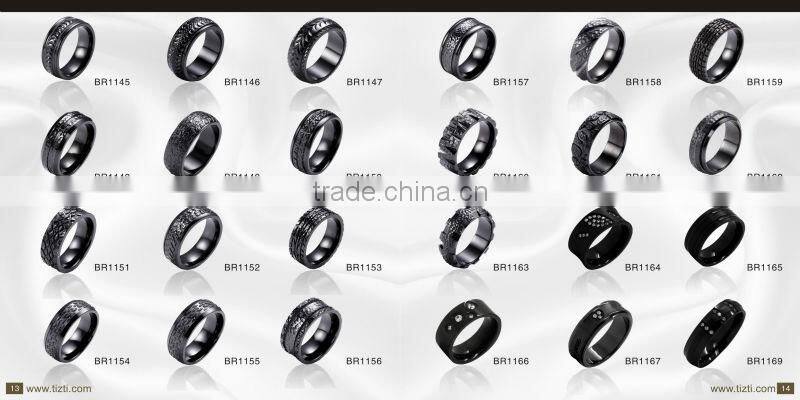 the price of black zirconium wedding ring