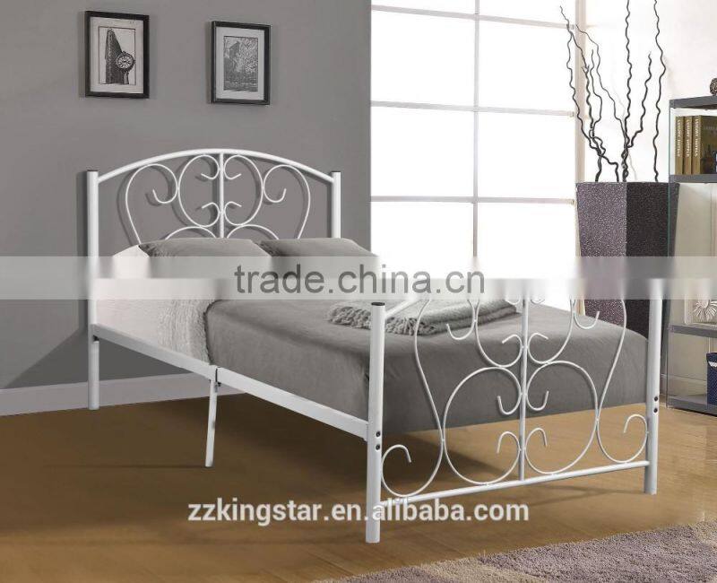 Usage KD Easy Powder coating Top quality Model metal frame bed furniture