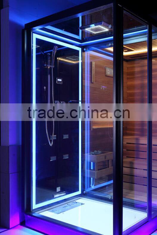 CRW AG0008 luxury steam shower room with sauna