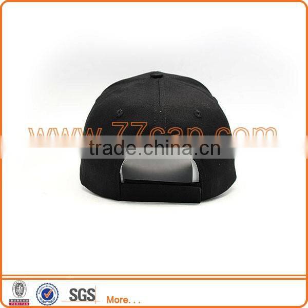 Embroidery black baseball full cap for men