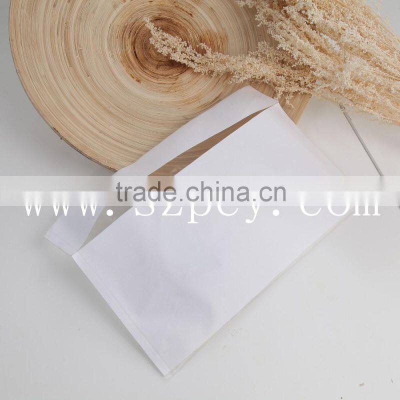 transparent self-adhesive on back plastic pe bag