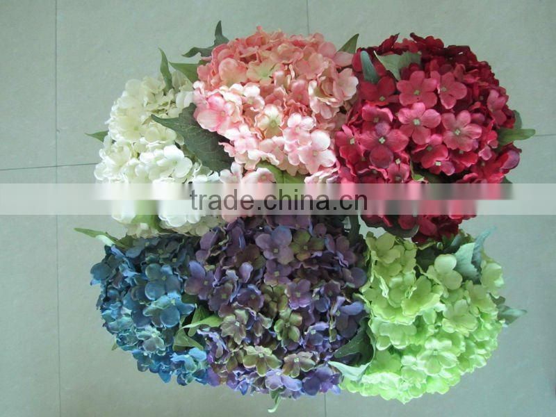 artificial silk hydrangea frosted YL532F
