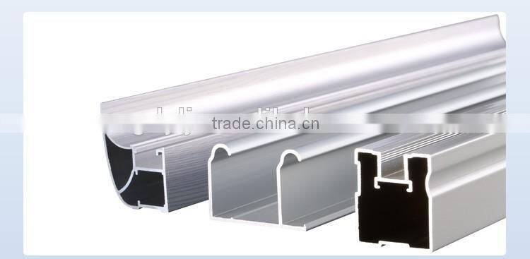 Anodized 6063 T5 Aluminum Sliding Wardrobe Door Profiles