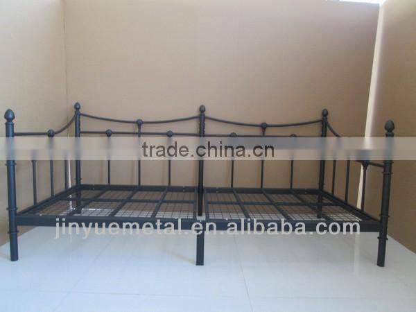 modern fashion double size iron daybed