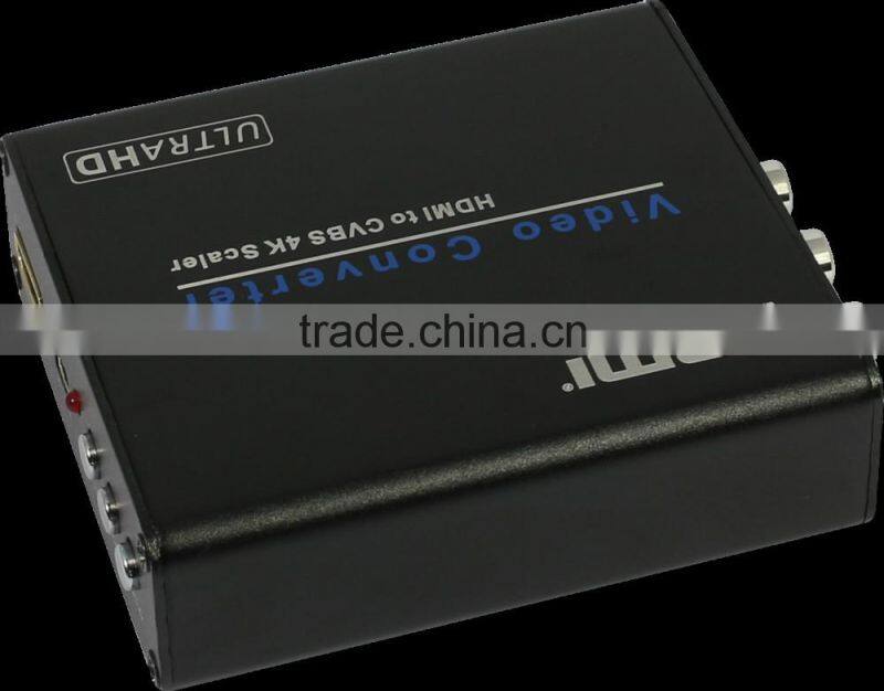 4 K hdmi to av converter , video converter supports scaler