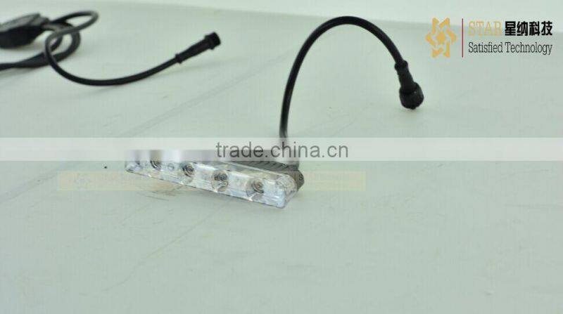 Flashing car electric strobe grill light led front grille lights car tail light