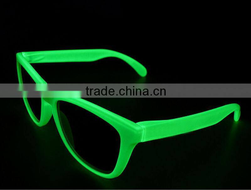 Glow in the dark sunglasses for party events