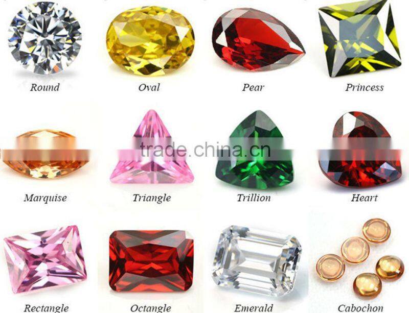 Loose Gemstone Brilliant Cut Zircon CZ Cubic Zirconia Made In China