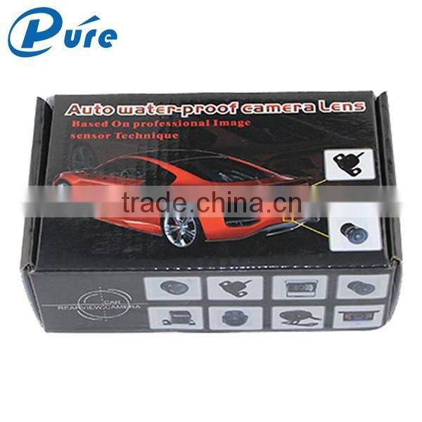 Cheap Universal Car Rear View Mirror Camera with Parking Sensor 170 Degree Wide Angle 12V DC