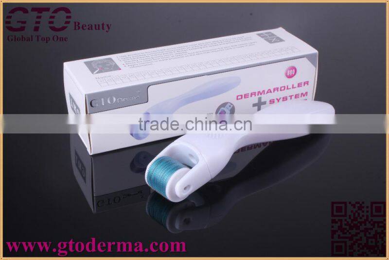 GTO 600 needles micro derma roller with changeable roller heads