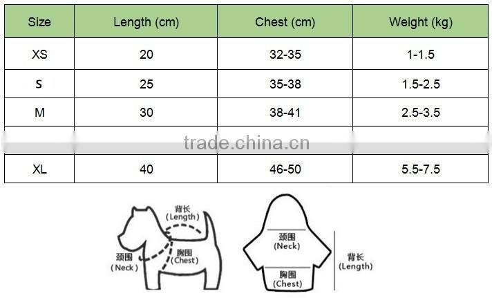 Fashion design beautiful pet raincoat