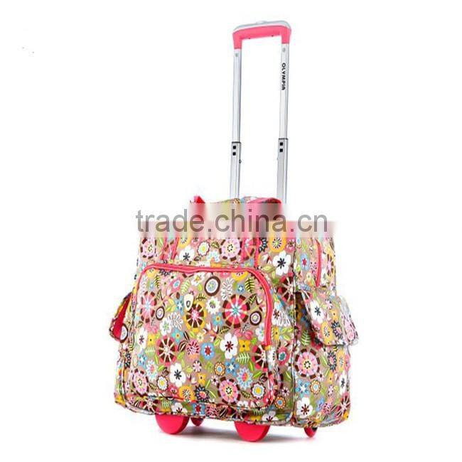 Deluxe fashion rolling import luggage