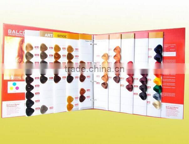 Professional Hair Color Cream OEM Manufacturer Coloring Chart With 49/104 Shades