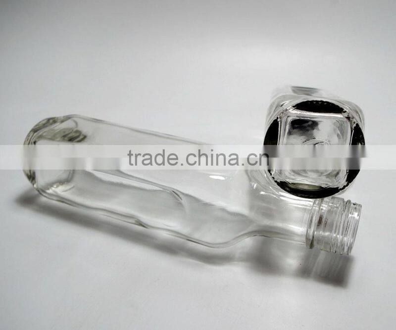 250ml/400ml glass spice bottle with plastic cap