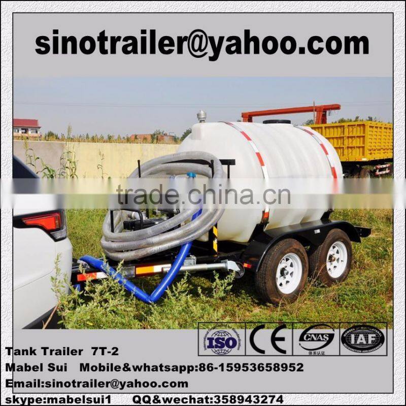 plastic water tank trailer with wheels