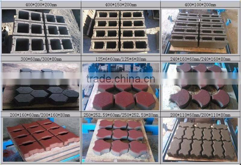 QTJ4-26 small semi-automatic brick machine