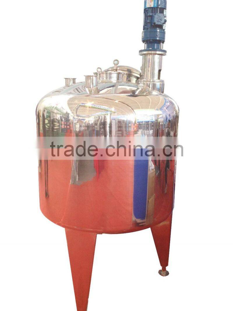 100L Stainless steel single wall blending machine, syrup/ liquid stirring tank, durable mixing reactor