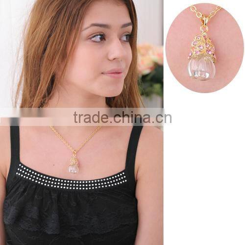 NEW 2014 Jewelry Pendant Glass Perfume bottle jewelry