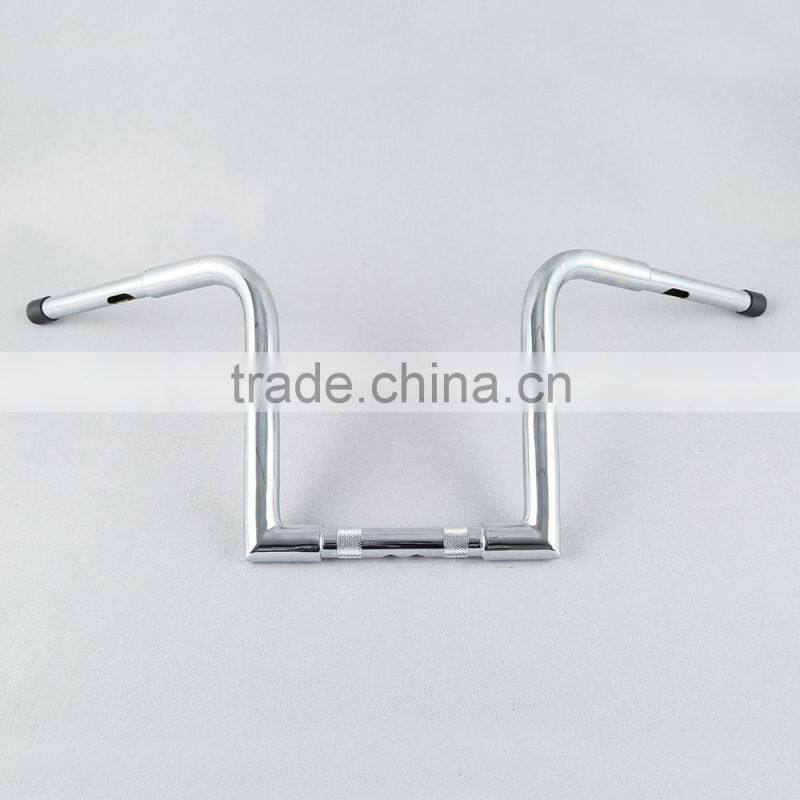 Custom Chrome Ape Hangers Bars Fat 1.25" 14 Rise Handlebars For FLST FXST