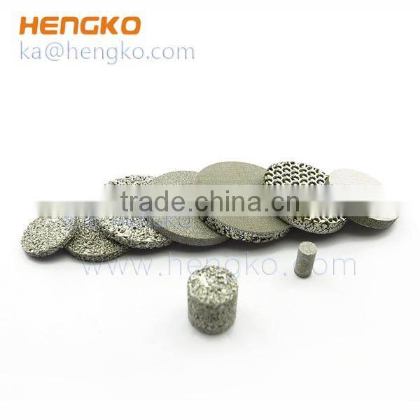 Sintered perforated ss titanium Filter Disc