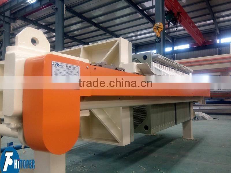 Filter quality control in food production, membrane filter press help you