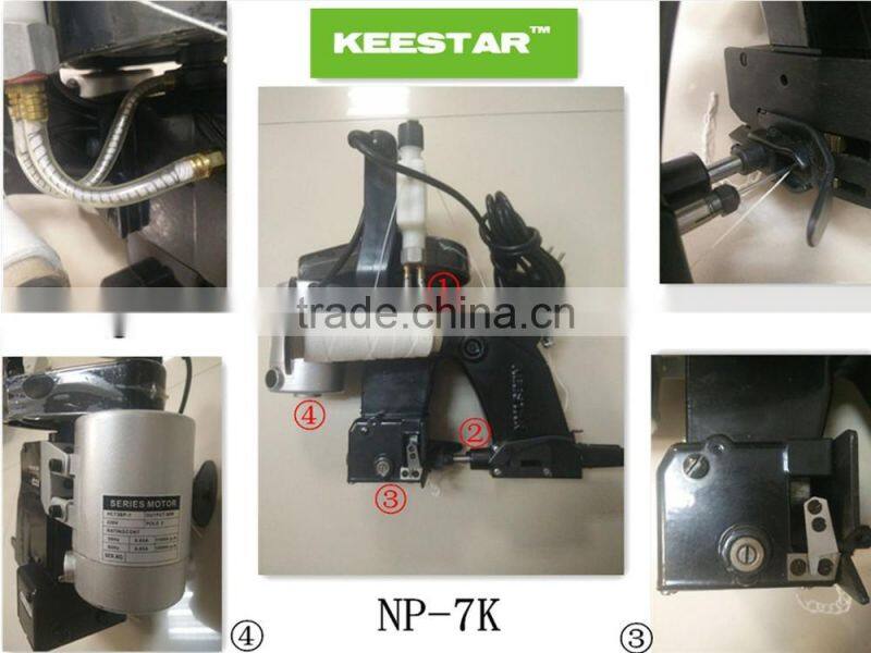 Keestar NP-7K single thread portable bag closer machine