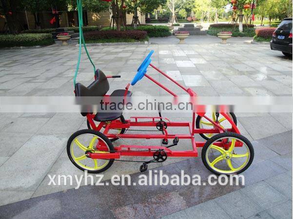 2015 Playground park dedicated four-wheel and 2 seats bicycle SA200