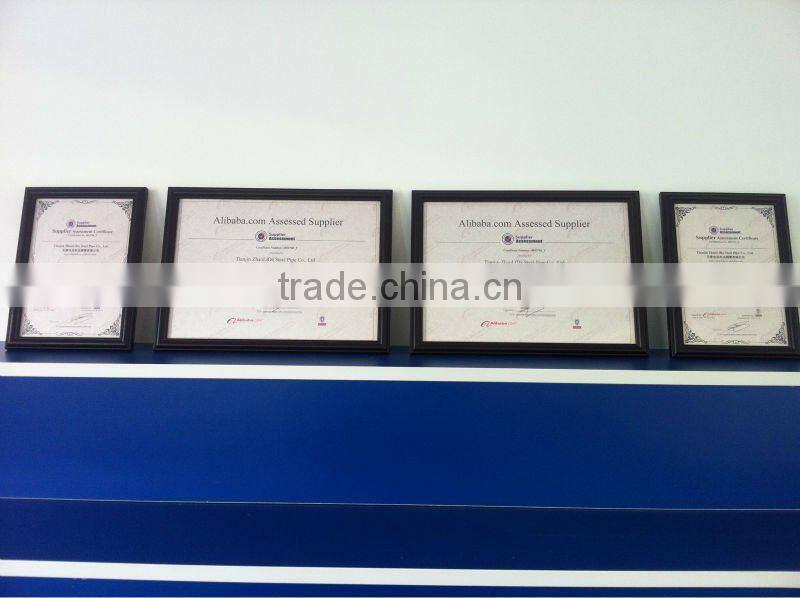Plastic sch40/schedule 40 thick wall galvanized round steel pipe threaded made in China
