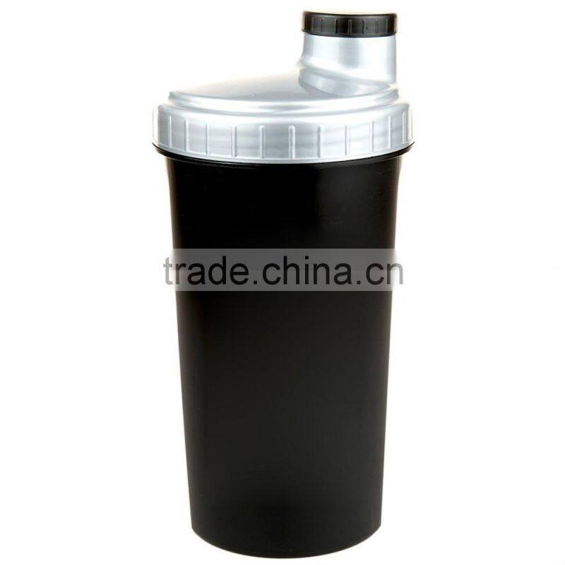 whole custom 700ml 24ounce amazon hot sale protein/whey/aminio acid BPA free shaker bottle mixer with top closer