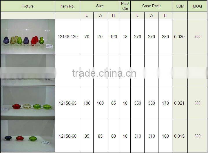 hand blown perfume bottles with lid;blue crystal glass aroma fragrance diffuser professional musk home ornament