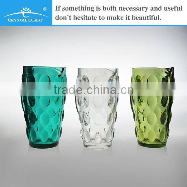 large color glass water jug
