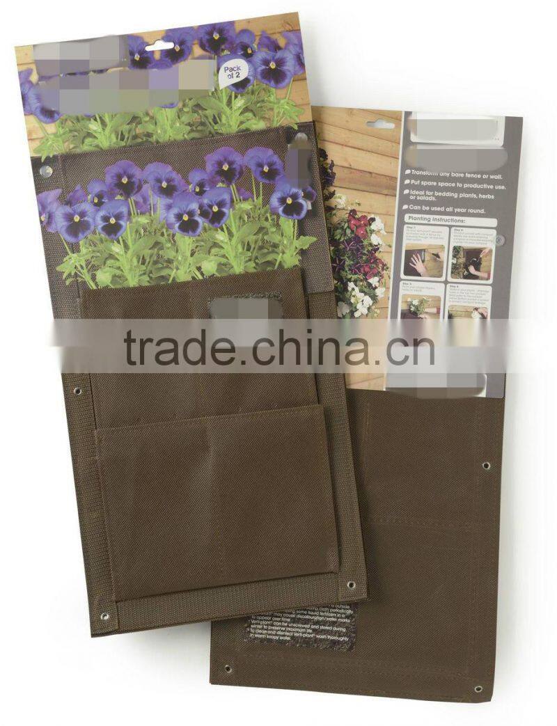 2015 New Garden Products,Wall Hanging Planters,Felt Vertical Garden Planting Bags