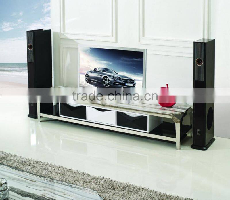 E335 MDF TV Unit Furniture Simple TV Stand Wood TV Cabinet Wood Stand