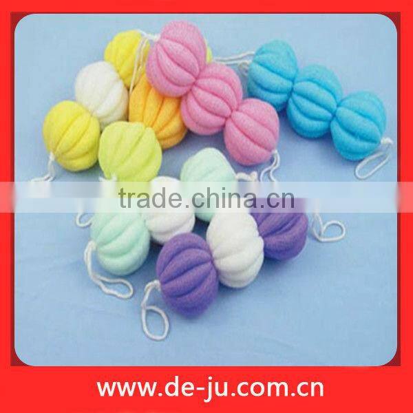 Light Green Flower Petaling Bath Sponge Loofah