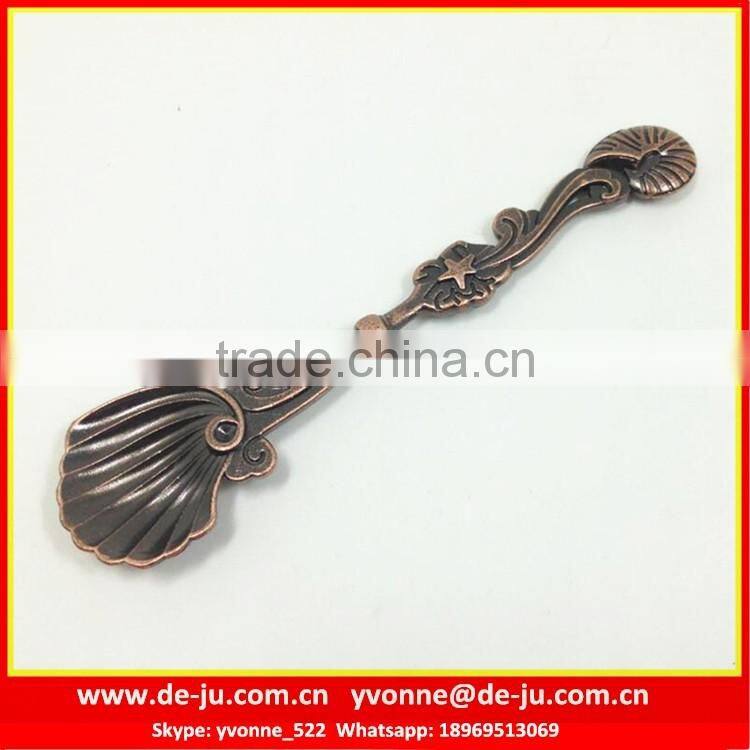 Small Shinny Silver Acorn Stainless Steel Spoon