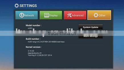 New design Digital DVB T2 Receiver Amlogic S805 Quad Core Android 4.4 Kitkat DVB-T2 TV Box