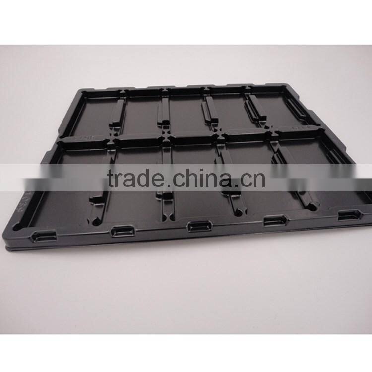 2016 Alibaba Black ESD blister tray with PS material and competitive price