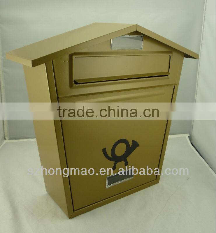 Galvanized steel letterbox in many colors