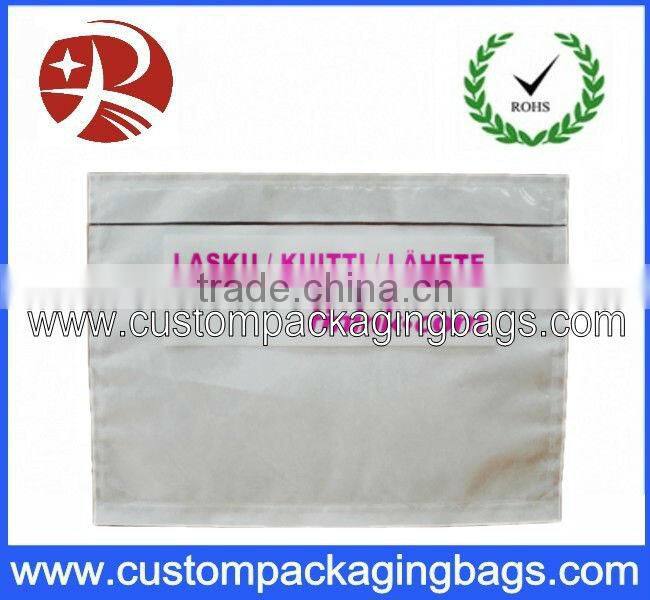 packing list envelopes bag for courier
