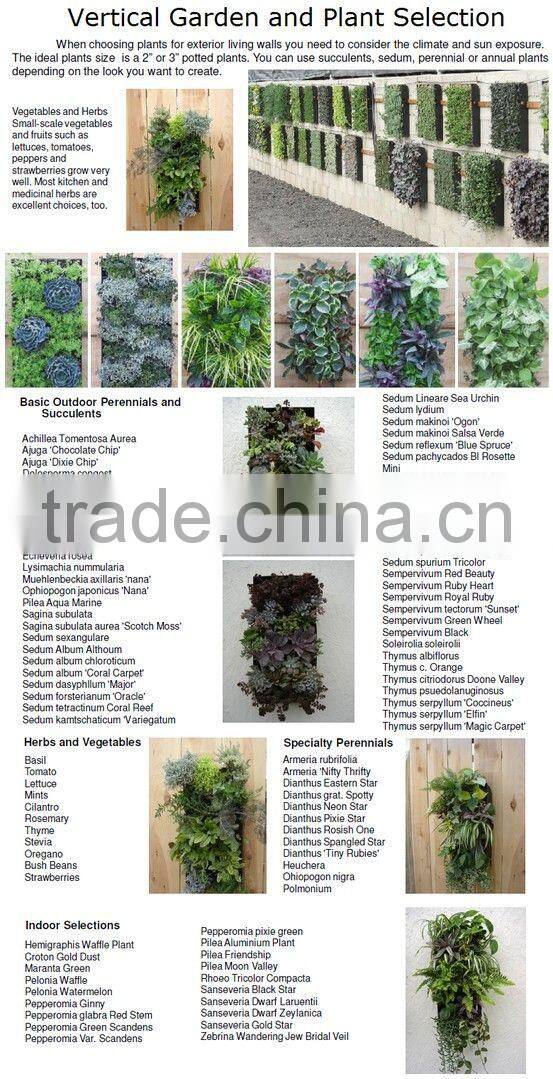 plastic flower pot vertical planters plastic wall mounted flower pot