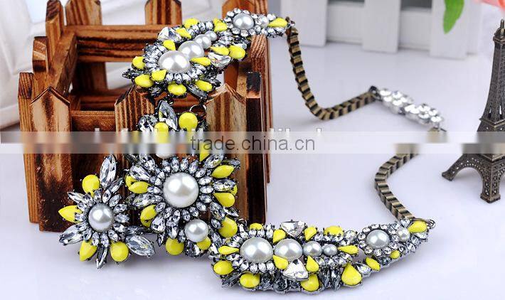 Colorfull fashion handmade necklace jewelry necklace for lady