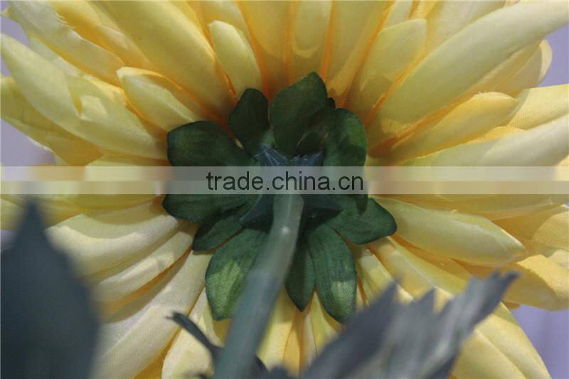 brand name decorative artificial flowers wholesale fabric chrysanthemum