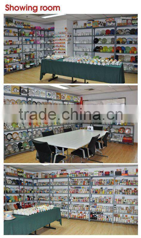 ceramic 7pcs decaled pasta bowl set