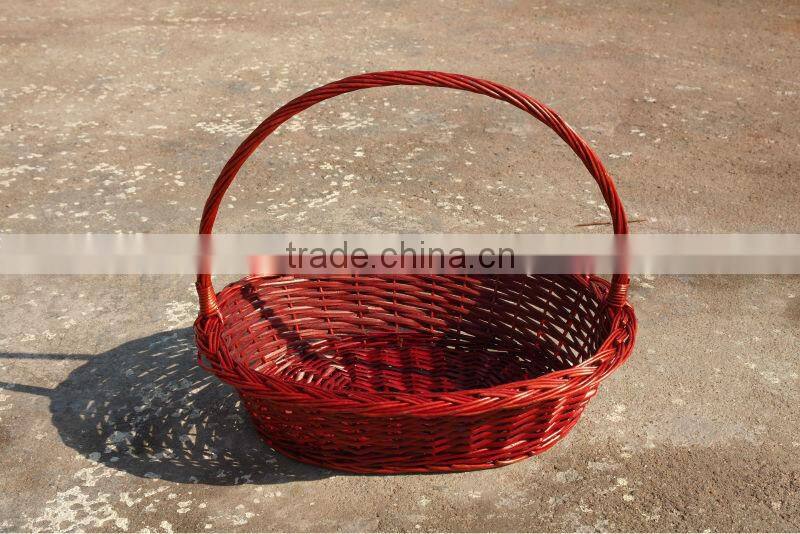 willow storage basket fruit baskt/gift basket set of three