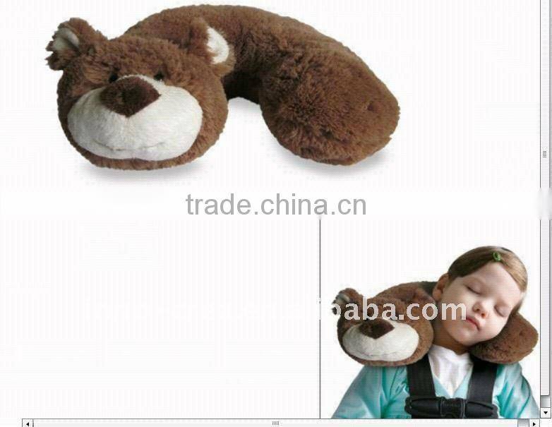Travel Buddies Plush Children's Neck Pillow - Dog