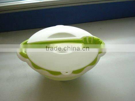 plastic salad container, plastic salad bowl