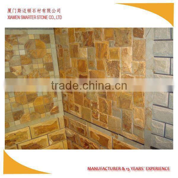 Golden sandstone culture stone,culture stone,sandstone brick stone