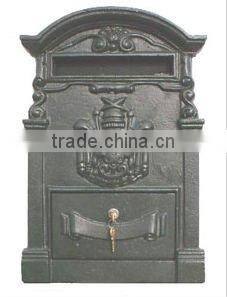 cast aluminum wall mounted mailbox