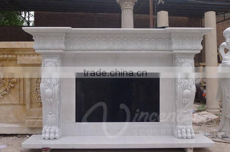 New design lion head Fireplace Mantel for wholesales