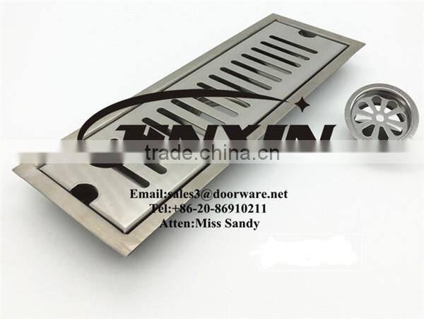 JINXIN Stainless Steel Floor Drain Grate/Long Linear Floor Drain